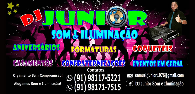 DJ JUNIOR Som e Iluminação