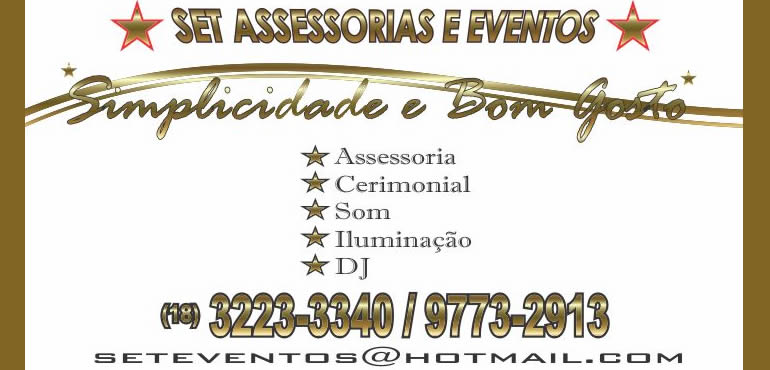 Set Eventos Cerimonial, Organização e Produção de Eventos