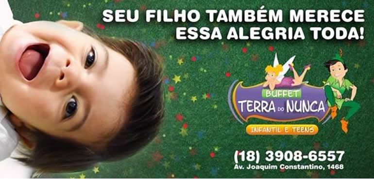 Terra do Nunca Buffet Infantil Buffet Infantil