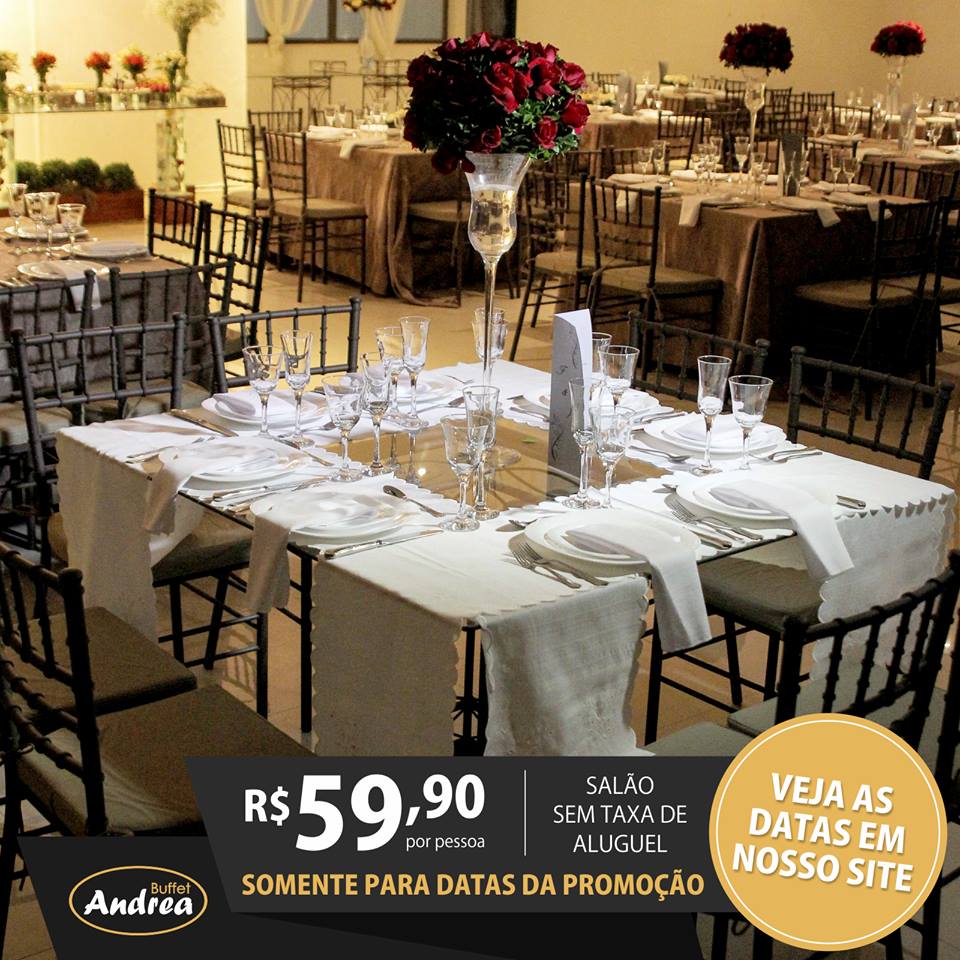 Buffet Andrea Eventos Serviço de buffet e Organização de Eventos